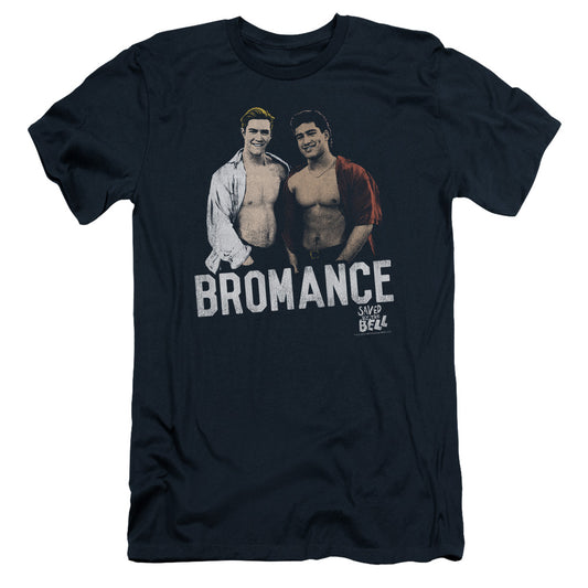 Saved By The Bell - Bromance - Short Sleeve Adult 30/1 - Navy T-shirt