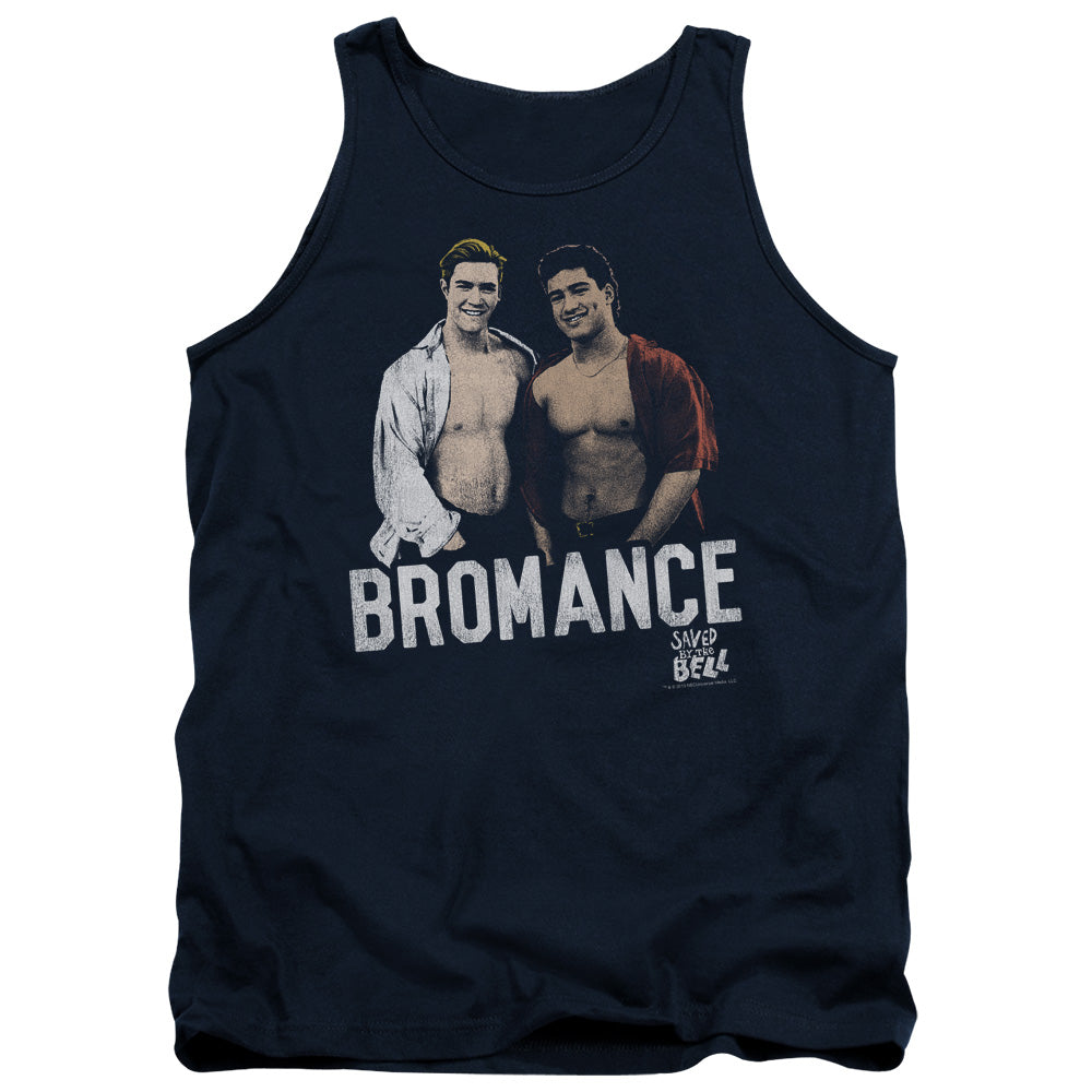 Saved By The Bell - Bromance - Adult Tank - Navy