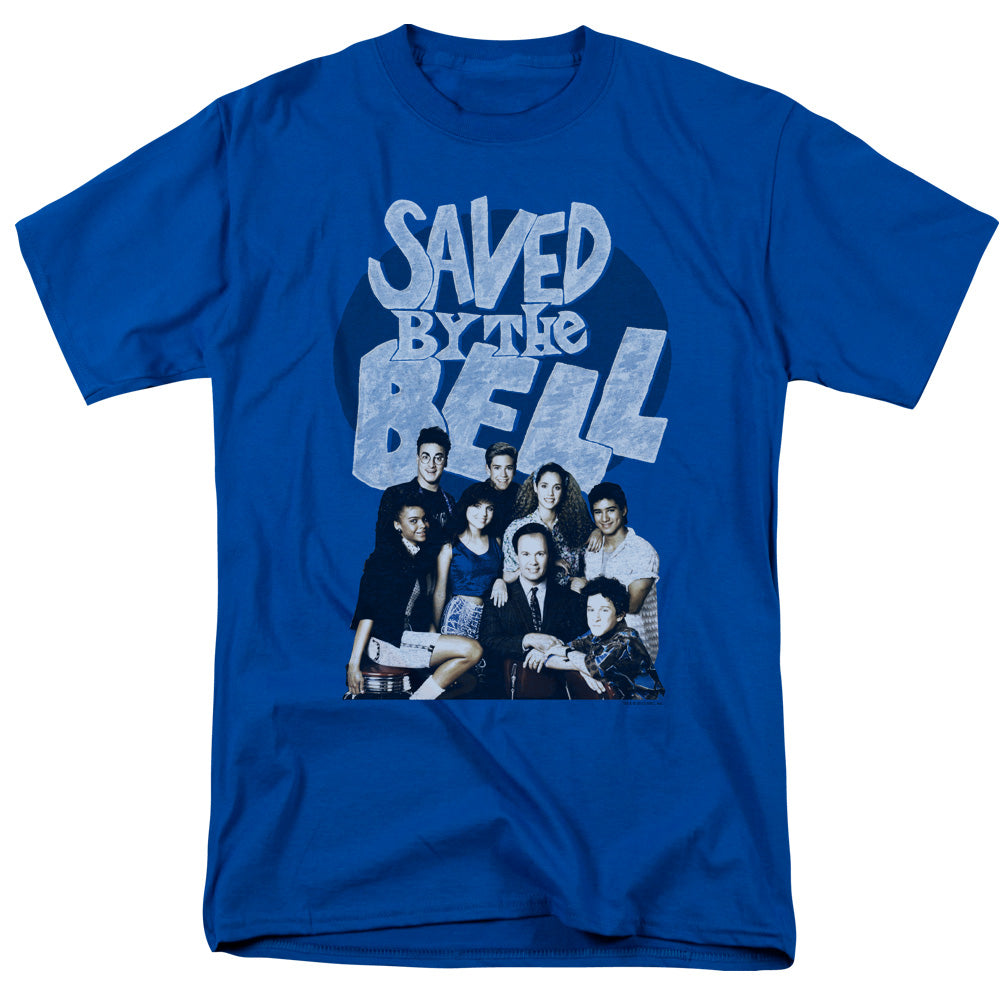 Saved By The Bell - Retro Cast - Short Sleeve Adult 18/1 - Royal Blue T-shirt