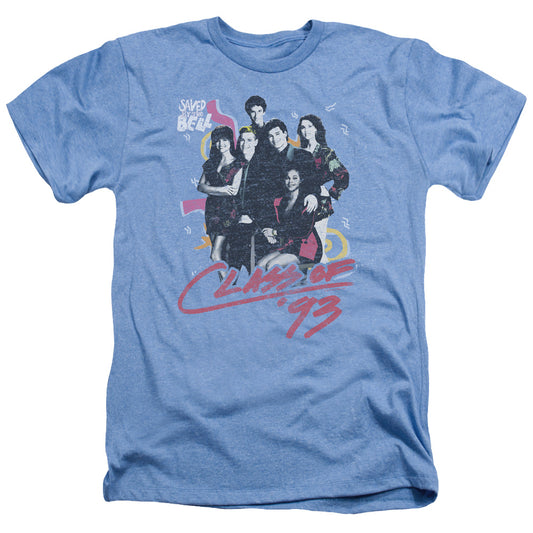 Saved By The Bell - Class Of 93 - Adult Heather - Light Blue