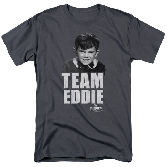 The Munsters - Team Edward - Short Sleeve Adult 18/1 - Charcoal T-shirt