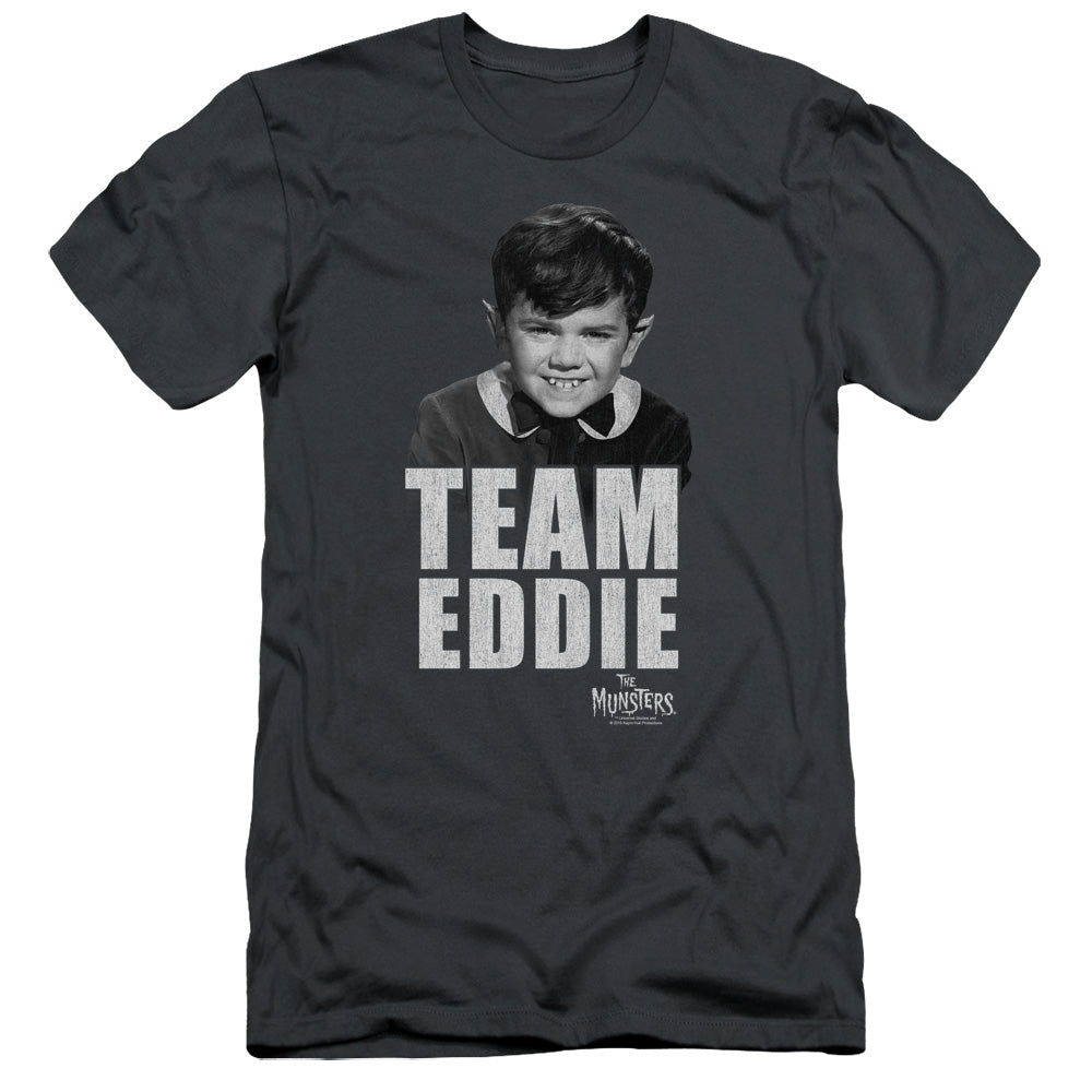 The Munsters - Team Edward - Short Sleeve Adult 30/1 - Charcoal T-shirt
