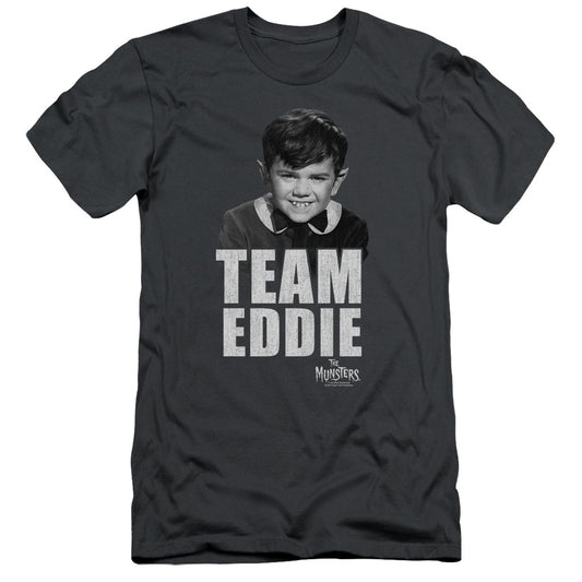 The Munsters - Team Edward - Short Sleeve Adult 30/1 - Charcoal T-shirt