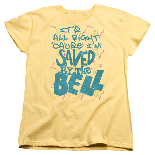 Saved By The Bellong Sleeveaved - S - S Womens Tee - Banana T-shirt