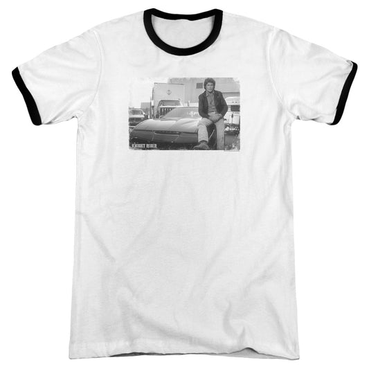 Knight Rider - Black Knight - Adult Ringer - White/black