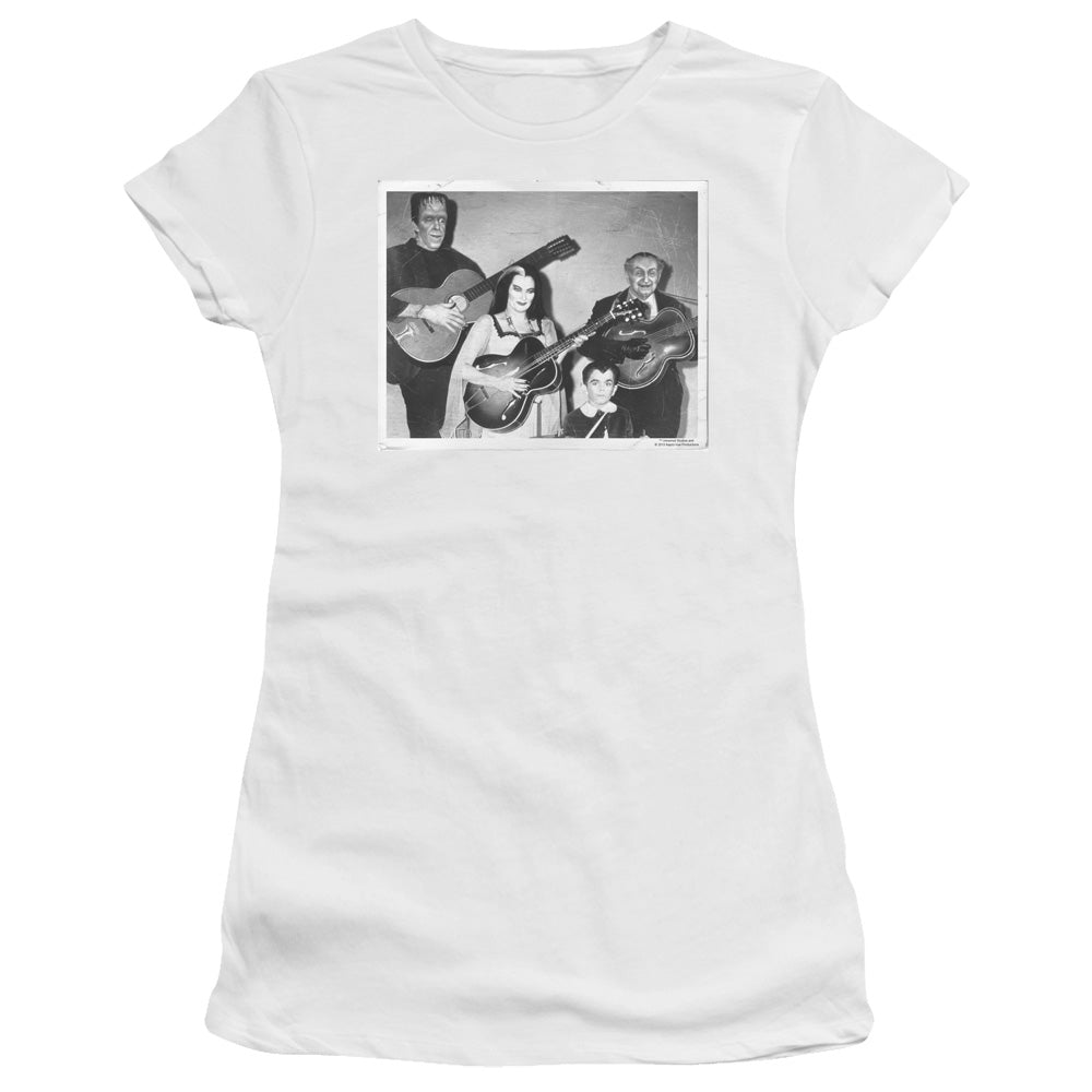 The Munsters - Play It Again - Short Sleeve Junior Sheer - White T-shirt