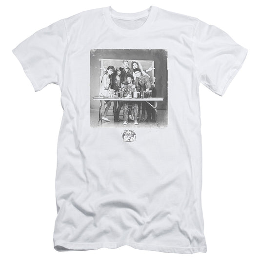 Saved By The Bell - Class Photo - Short Sleeve Adult 30/1 - White T-shirt