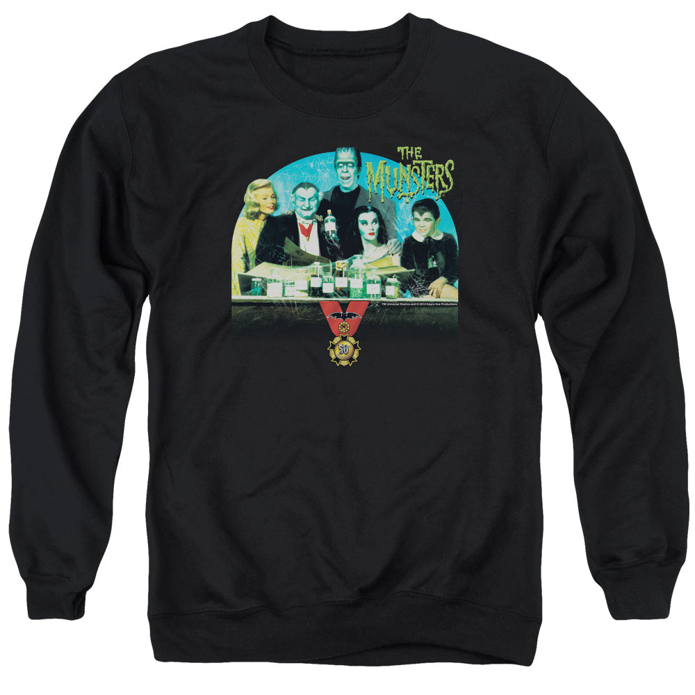 The Munsters - 50 Year Potion - Adult Crewneck Sweatshirt - Black