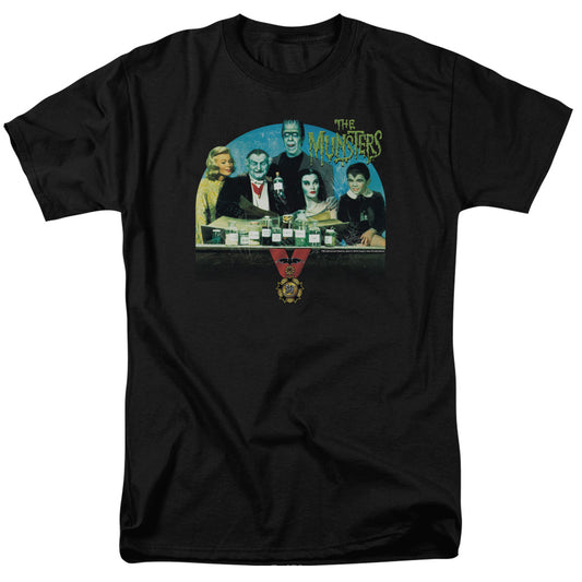 The Munsters - 50 Year Potion - Short Sleeve Adult 18/1 - Black T-shirt