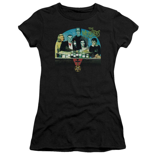 The Munsters - 50 Year Potion - Short Sleeve Junior Sheer - Black T-shirt