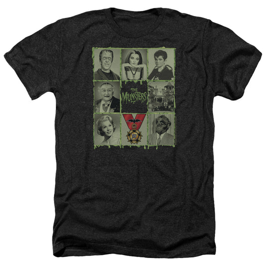 The Munsters - Blocks - Adult Heather-black