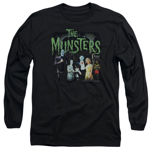 The Munsters - 1313 50 Years - Long Sleeve Adult 18/1 - Black T-shirt