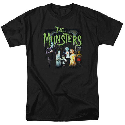 The Munsters - 1313 50 Years - Short Sleeve Adult 18/1 - Black T-shirt