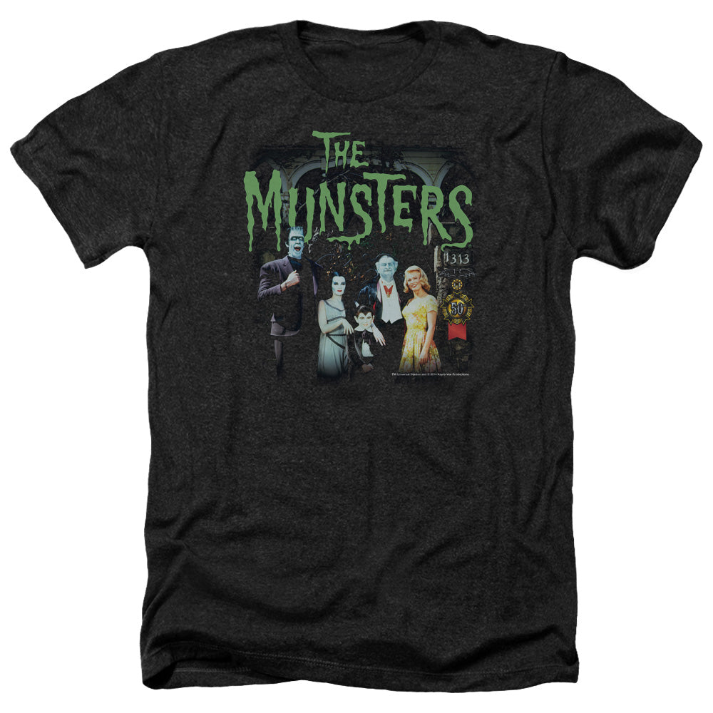 The Munsters - 1313 50 Years - Adult Heather-black