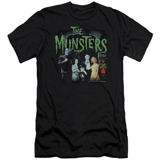 The Munsters - 1313 50 Years-premuim Canvas Adult Slim Fit 30/1 - Black