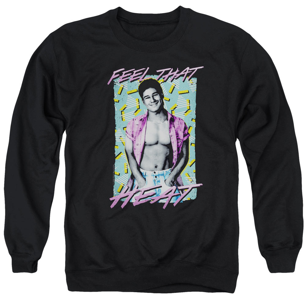 Saved By The Bell - Heated - Adult Crewneck Sweatshirt - Black