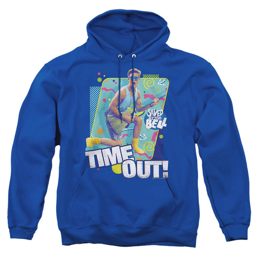 Saved By The Bell - Time Out - Adult Pull-over Hoodie - Royal Blue