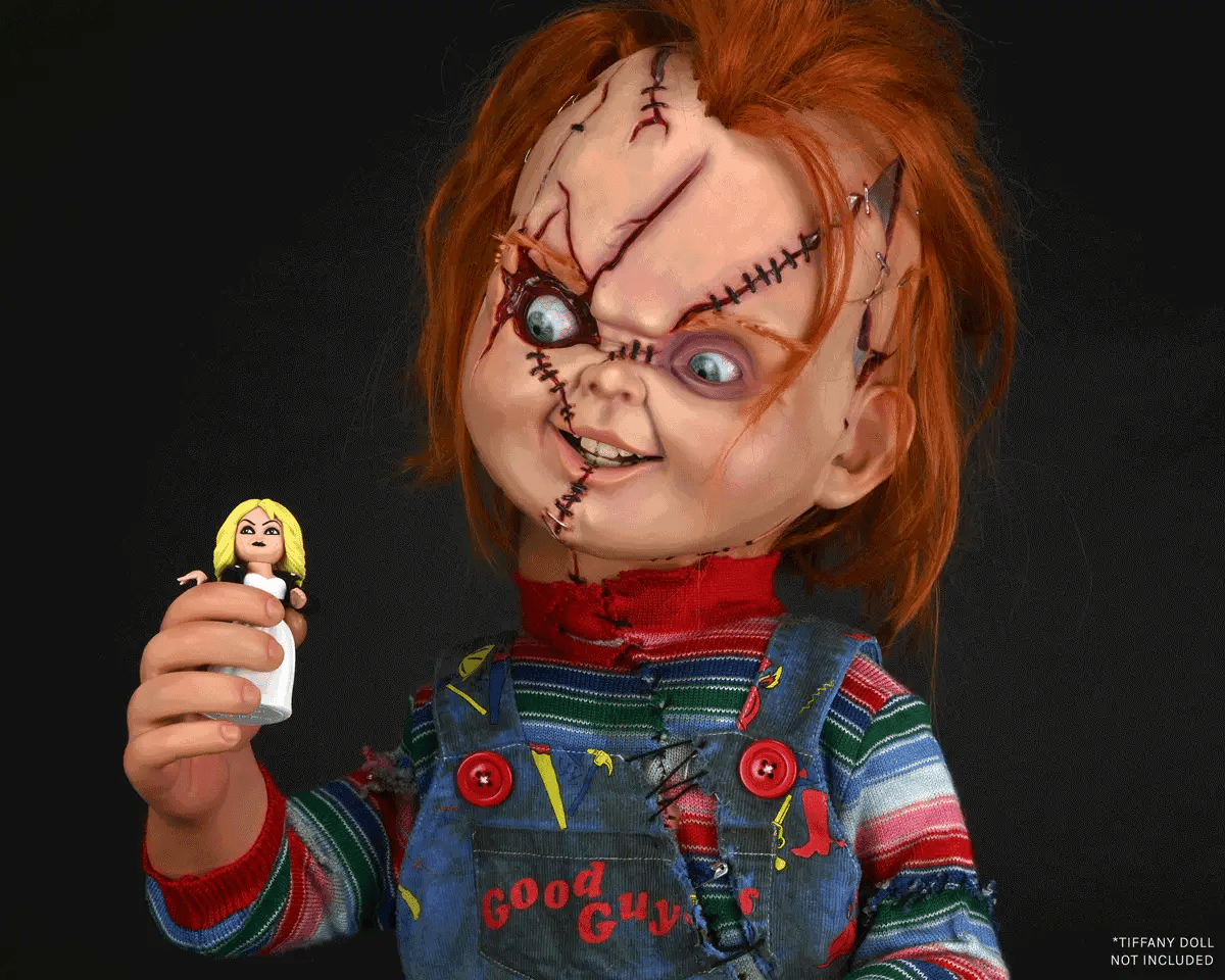 Child s Play Bride of Chucky Chucky Life Size 1 1 Scale Replica FYE