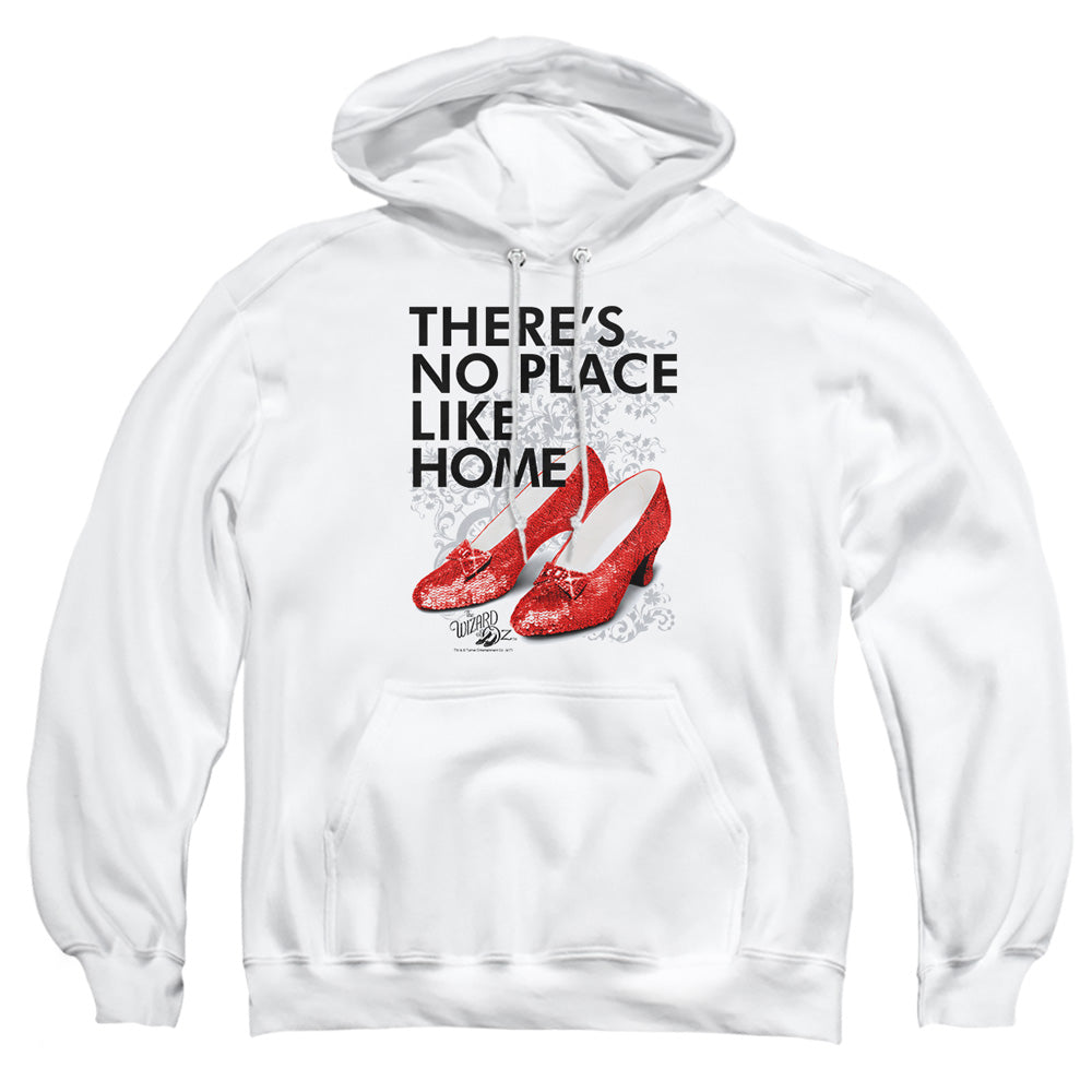 Wizard Of Oz - No Place Like Home - Adult Pull-over Hoodie - White