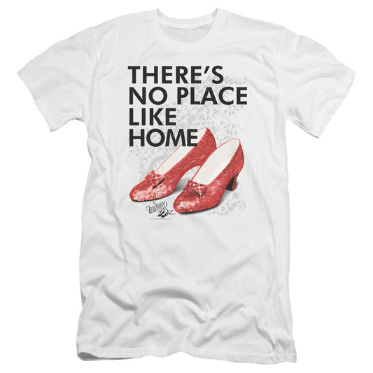 Wizard Of Oz - No Place Like Home-hbo Short Sleeve Adult 30/1 - White T-shirt