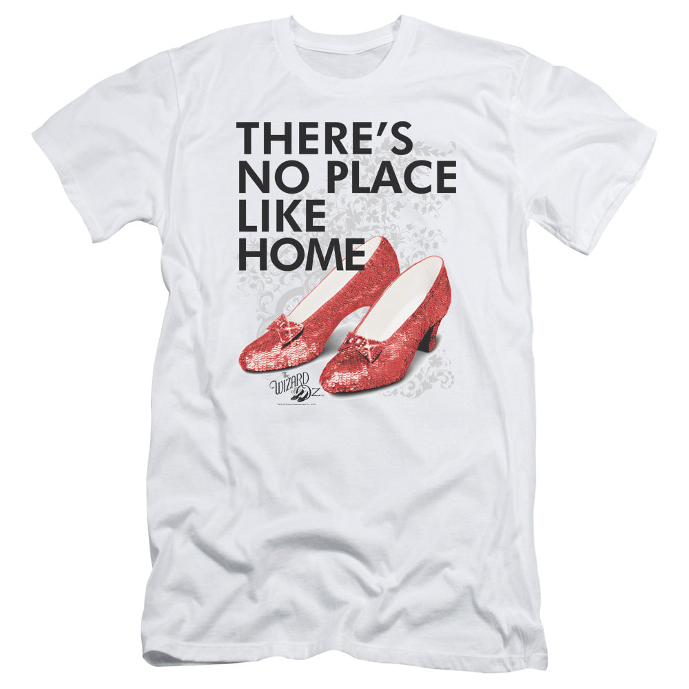 Wizard Of Oz - No Place Like Home - Short Sleeve Adult 30/1 - White T-shirt