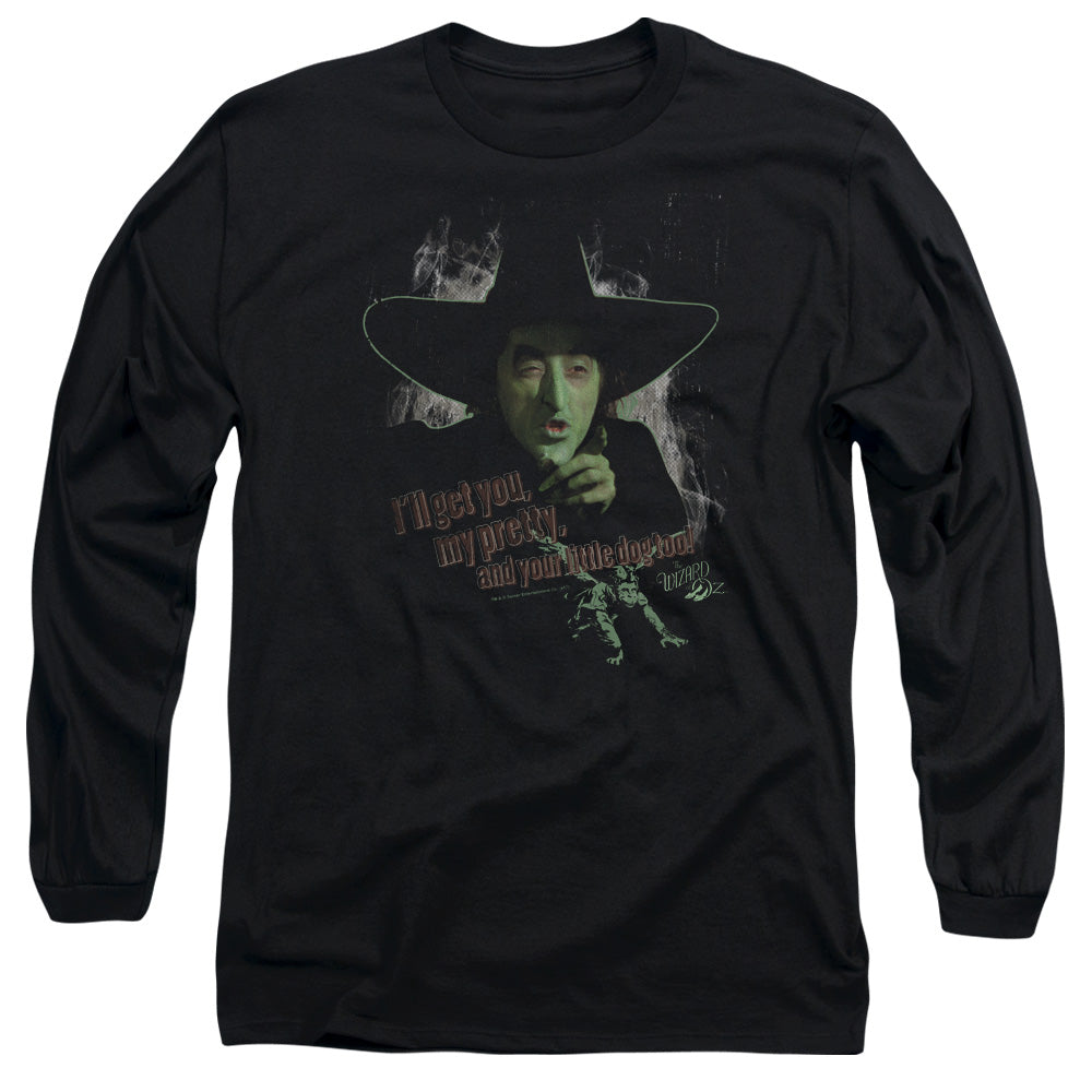 Wizard Of Oz - And Your Little Dog Too - Long Sleeve Adult 18/1 - Black T-shirt