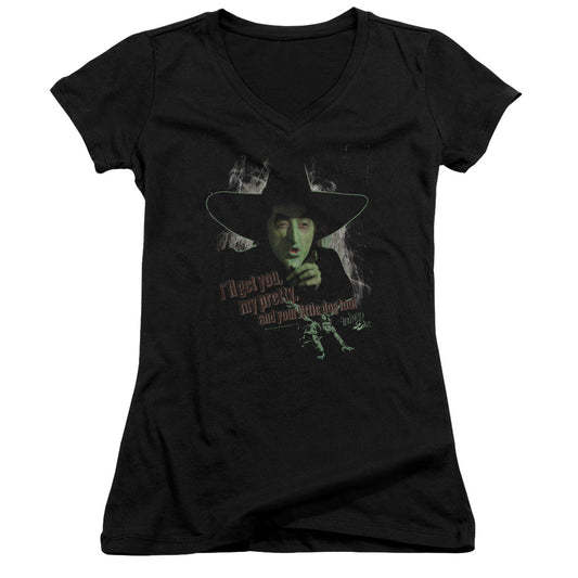 Wizard Of Oz - And Your Little Dog Too-junior V-neck - Black
