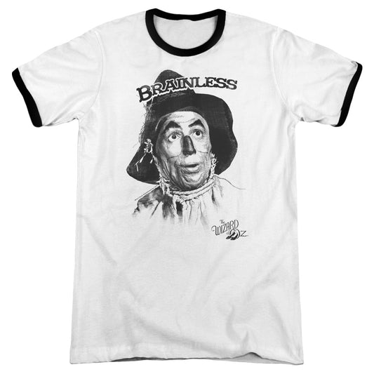 Wizard Of Oz - Brainless - Adult Ringer - White/black