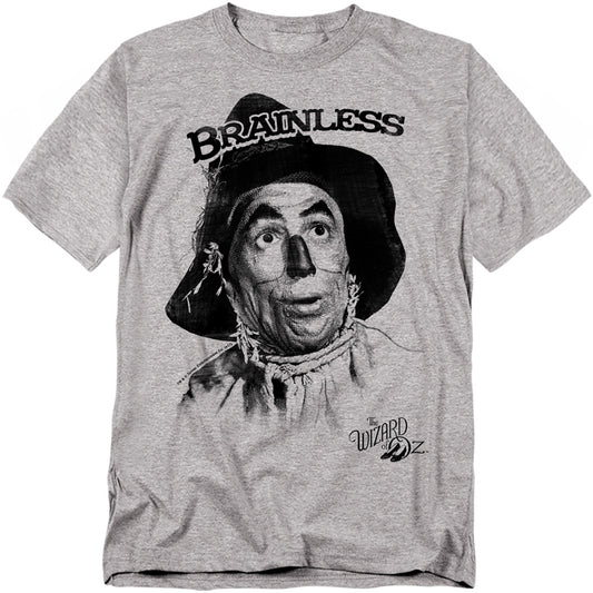 Wizard Of Oz - Brainless - Short Sleeve Adult 18/1 - White T-shirt