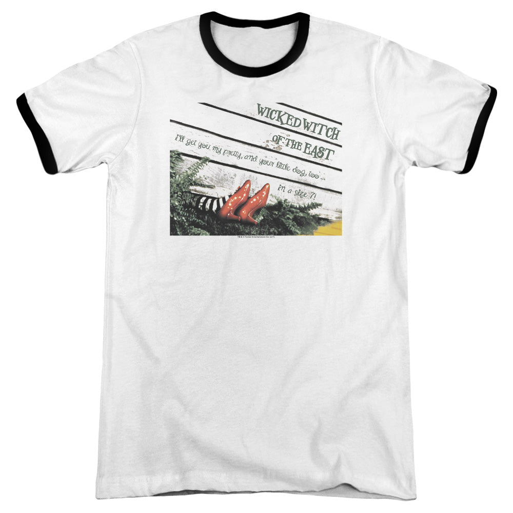 Wizard Of Oz - Size 7 - Adult Ringer - White/black