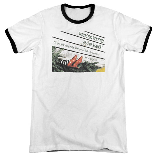 Wizard Of Oz - Size 7 - Adult Ringer - White/black