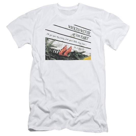 Wizard Of Oz - Size 7 - Short Sleeve Adult 30/1 - White T-shirt