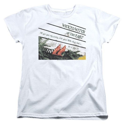 Wizard Of Oz - Size 7 - Short Sleeve Womens Tee - White T-shirt