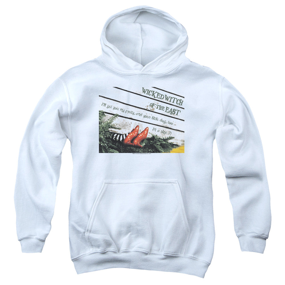 Wizard Of Oz - Size 7 - Youth Pull-over Hoodie - White