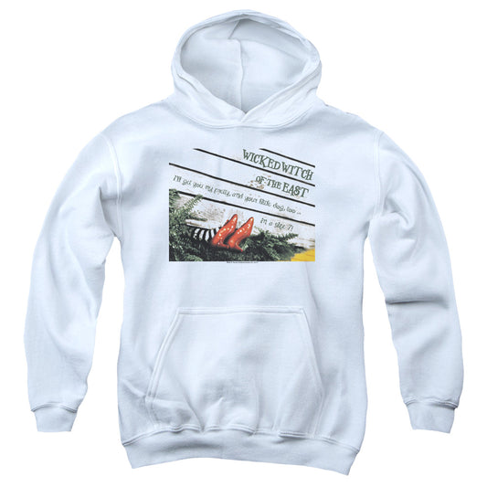 Wizard Of Oz - Size 7 - Youth Pull-over Hoodie - White