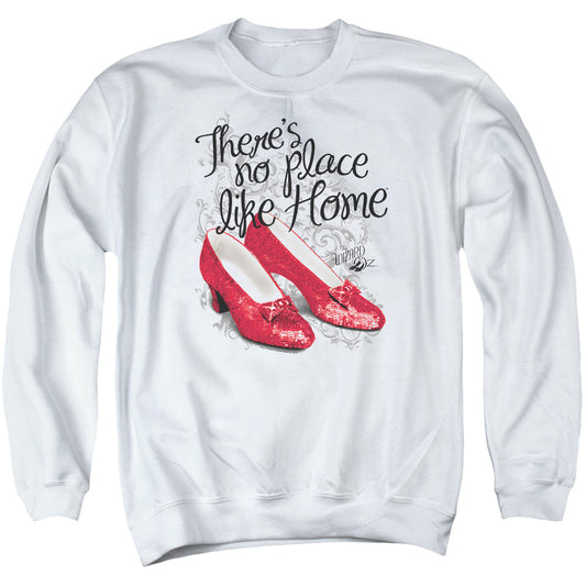 Wizard Of Oz - Ruby Slippers - Adult Crewneck Sweatshirt - White