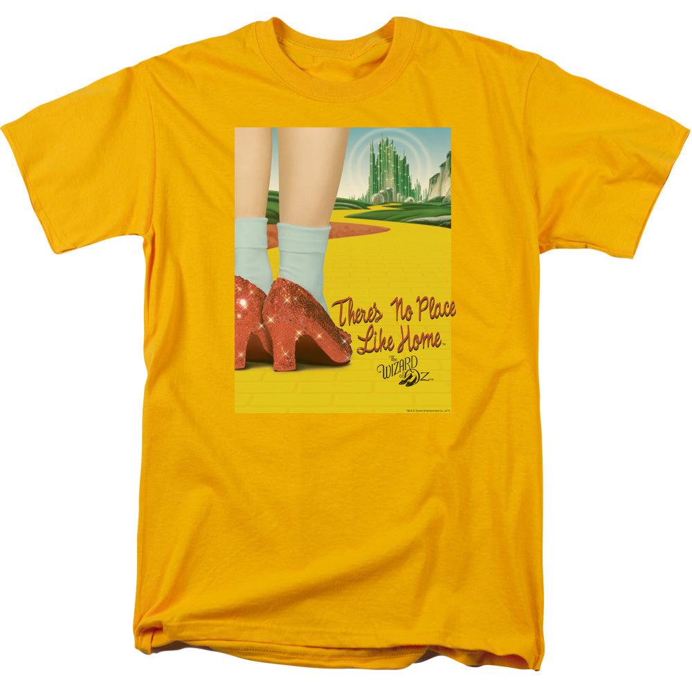 Wizard Of Oz - The Way Home - Short Sleeve Adult 18/1 - Gold T-shirt