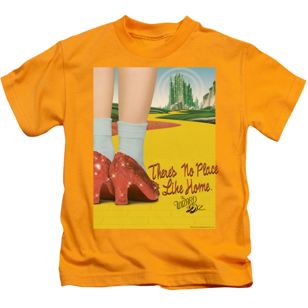 Wizard Of Oz - The Way Home - Short Sleeve Juvenile 18/1 - Gold T-shirt