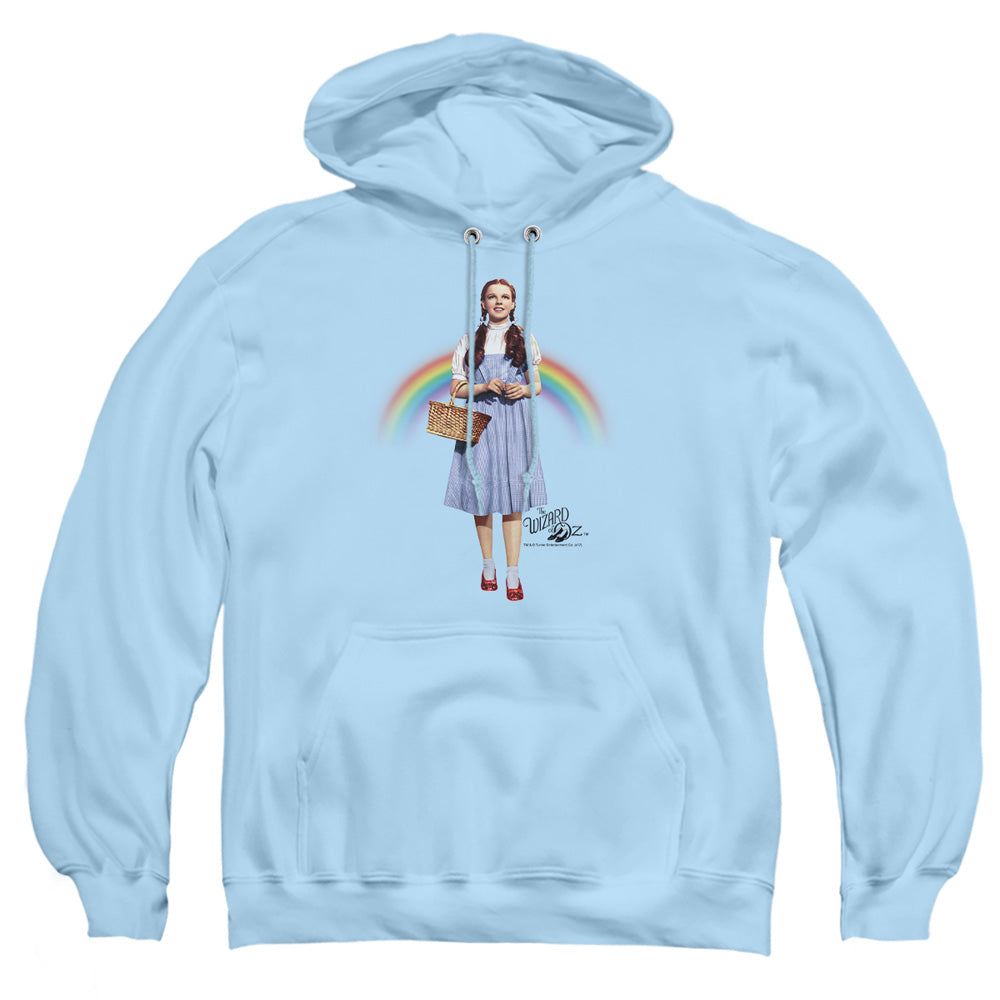 Wizard Of Oz - Over The Rainbow - Adult Pull-over Hoodie - Light Blue