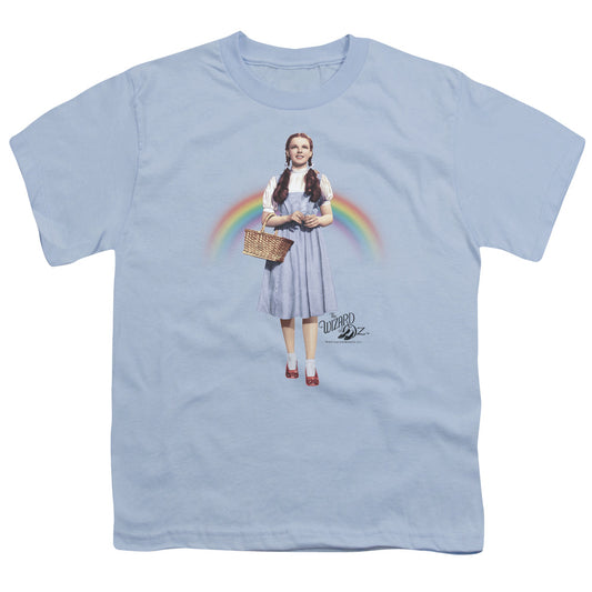 Wizard Of Oz - Over The Rainbow - Short Sleeve Youth 18/1 - Light Blue T-shirt