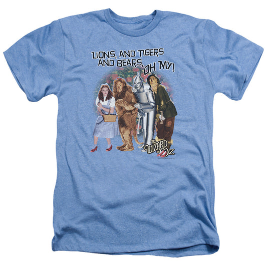 Wizard Of Oz - Oh My - Adult Heather - Light Blue