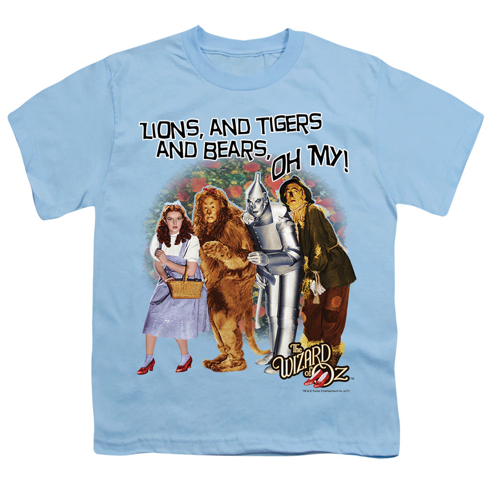 Wizard Of Oz - Oh My - Short Sleeve Youth 18/1 - Light Blue T-shirt
