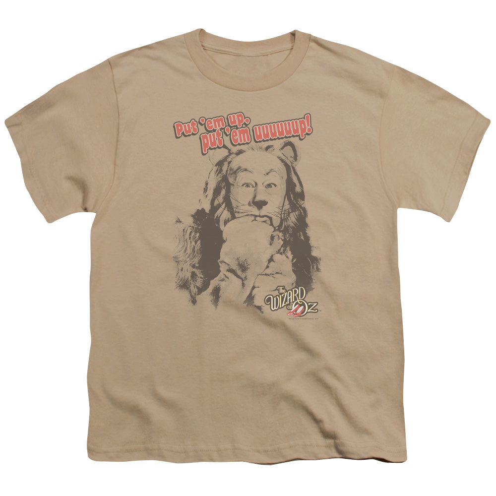 Wizard Of Oz - Put Em Up - Short Sleeve Youth 18/1 - Sand T-shirt
