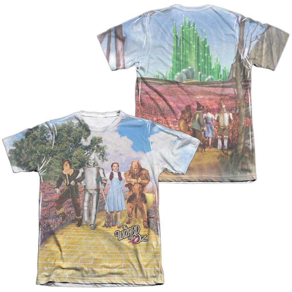 Woz - On The Road (Front/back Print) - Adult Poly/cotton Short Sleeve Tee - White T-shirt