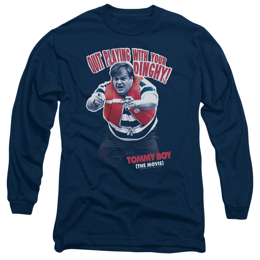 Tommy Boy - Dinghy - Long Sleeve Adult 18/1 - Navy T-shirt