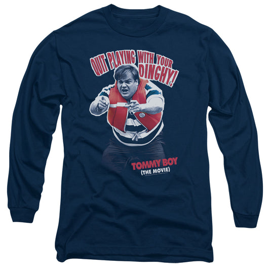 Tommy Boy - Dinghy - Long Sleeve Adult 18/1 - Navy T-shirt