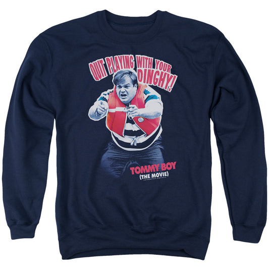 Tommy Boy - Dinghy - Adult Crewneck Sweatshirt - Navy