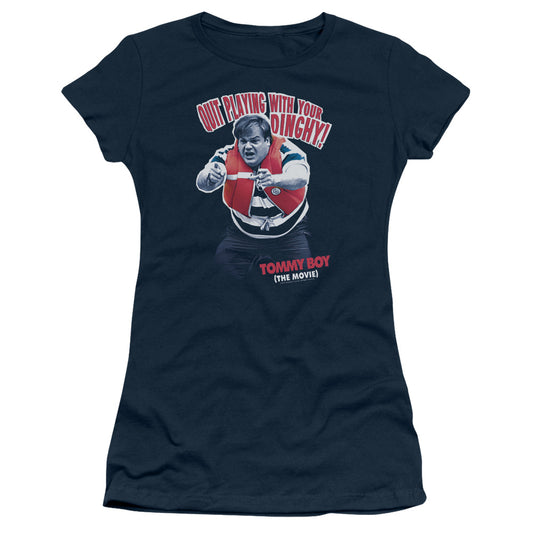 Tommy Boy - Dinghy - Short Sleeve Junior Sheer - Navy T-shirt