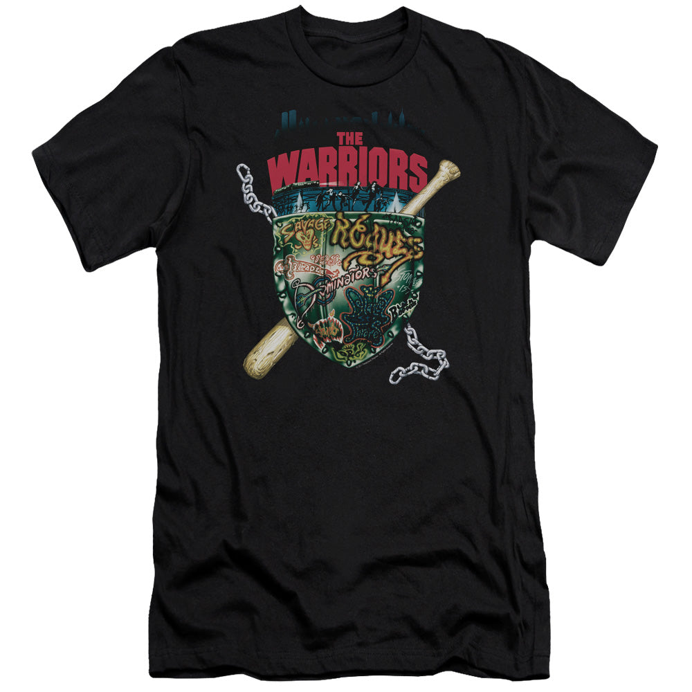 Warriorshort Sleevehield-premuim Canvas Adult Slim Fit 30 - 1 - Black T-shirt