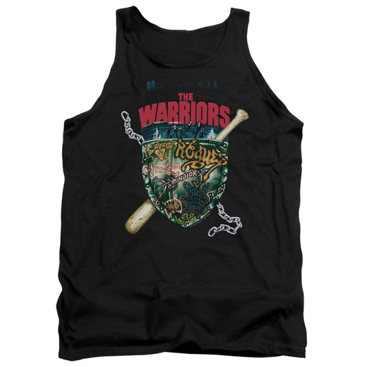 Warriorshort Sleevehield - Adult Tank - Black T-shirt